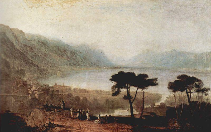 Joseph Mallord William Turner Der Genfer See von Montreux aus gesehen China oil painting art